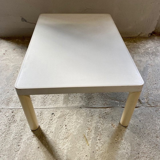 Image 1 of Tavolino da caffè vintage in metallo beige chiaro di Kartell, 1978