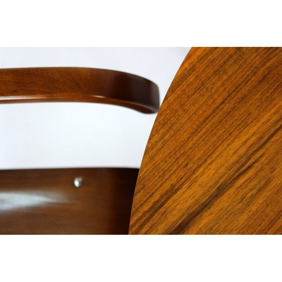 Image 1 of Vintage Bauhaus tubular steel and wood dining set by Mart Stam, Czechoslovakia 1930s