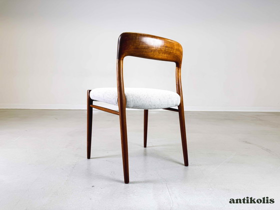 Image 1 of Mid - Century Chair J.L. Møllers Møbelfabrik Niels O Møller Model 75 Teak