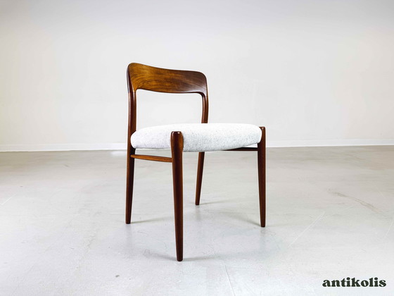 Image 1 of Mid - Century Chair J.L. Møllers Møbelfabrik Niels O Møller Model 75 Teak