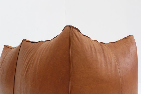 Image 1 of Cognac Leather Le Bamboole Sofa By Mario Bellini For B&B Italia, 1970s