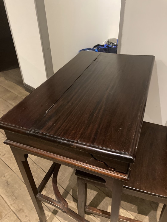 Image 1 of Bureau vintage avec chaise