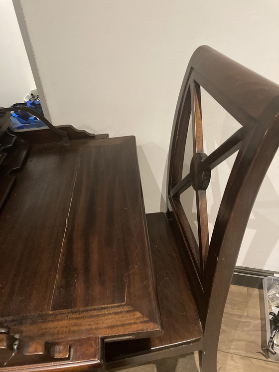 Image 1 of Bureau vintage avec chaise