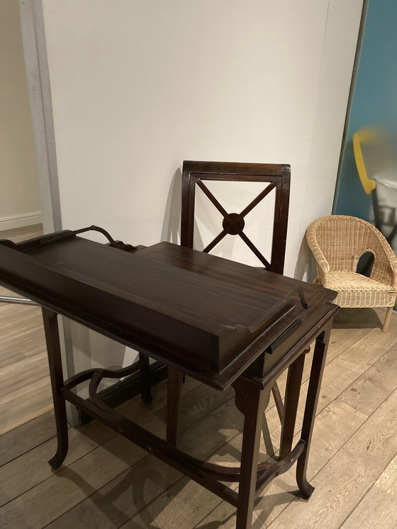 Image 1 of Bureau vintage avec chaise