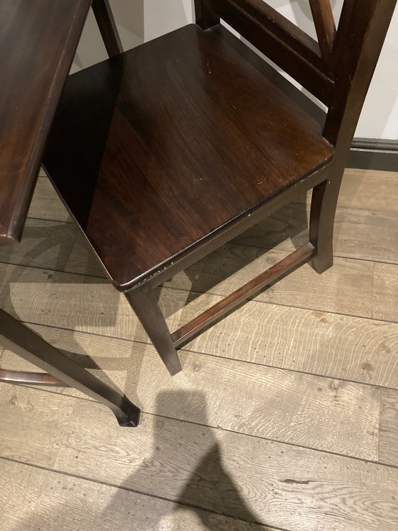 Image 1 of Bureau vintage avec chaise