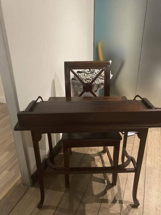 Image 1 of Bureau vintage avec chaise