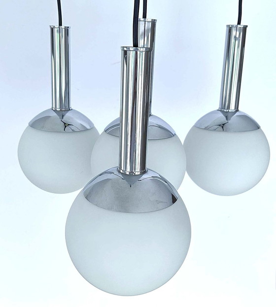 Image 1 of Vintage Space Age Cascade Pendant Lamp
