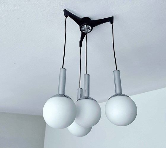 Image 1 of Vintage Space Age Cascade Pendant Lamp