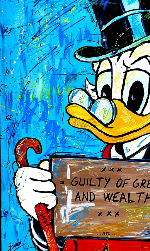 Uncle Scrooge, Guilty of greed and wealth