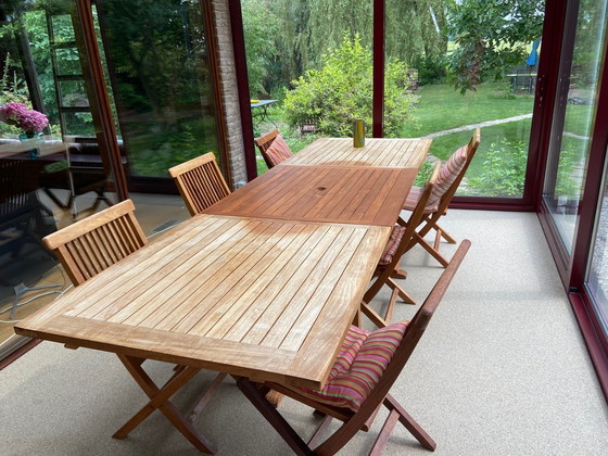 Image 1 of Garden set teak wood