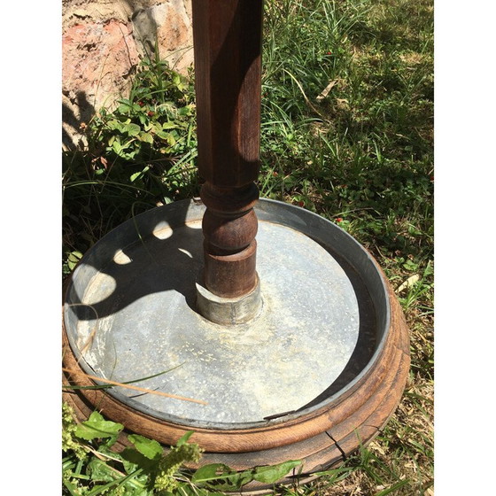 Image 1 of Appendiabiti vintage in rovere e zinco