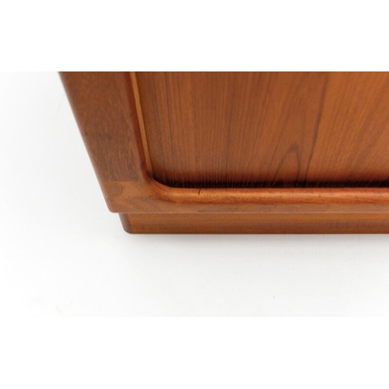 Image 1 of Vintage teak sideboard with sliding doors for Dyrlund, Denmark 1960
