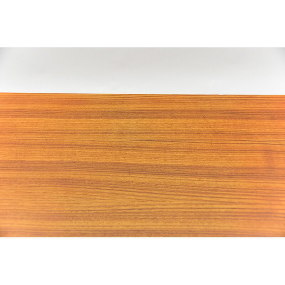 Image 1 of Vintage teak sideboard with sliding doors for Dyrlund, Denmark 1960