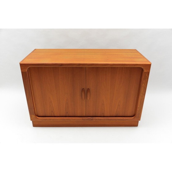 Image 1 of Vintage teak sideboard with sliding doors for Dyrlund, Denmark 1960