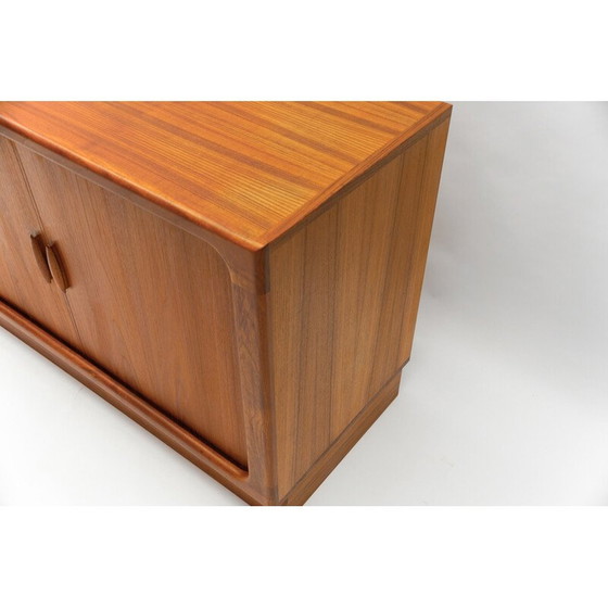Image 1 of Vintage teak sideboard with sliding doors for Dyrlund, Denmark 1960