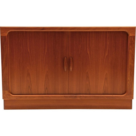 Image 1 of Vintage teak sideboard with sliding doors for Dyrlund, Denmark 1960