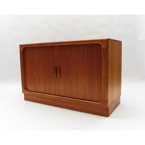 Image 1 of Vintage teak sideboard with sliding doors for Dyrlund, Denmark 1960