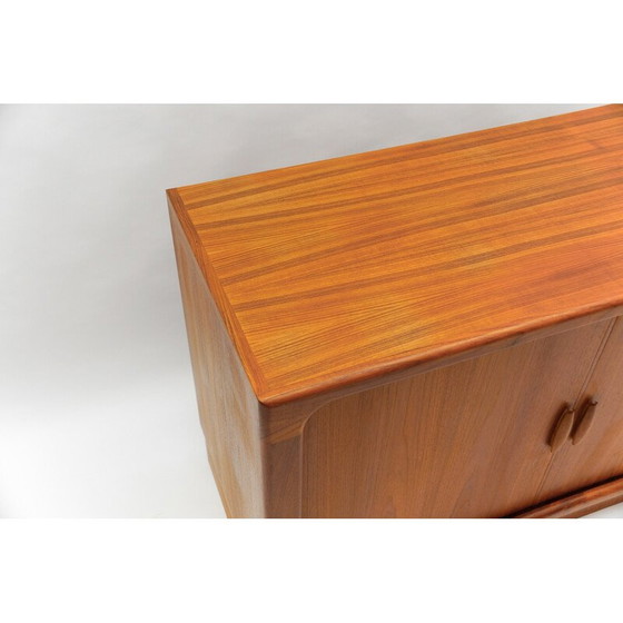 Image 1 of Vintage teak sideboard with sliding doors for Dyrlund, Denmark 1960