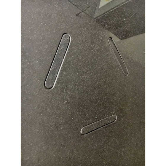 Image 1 of Vintage black marble "Asolo" coffee table by Angelo Mangiarotti for Skipper, Italy 1970