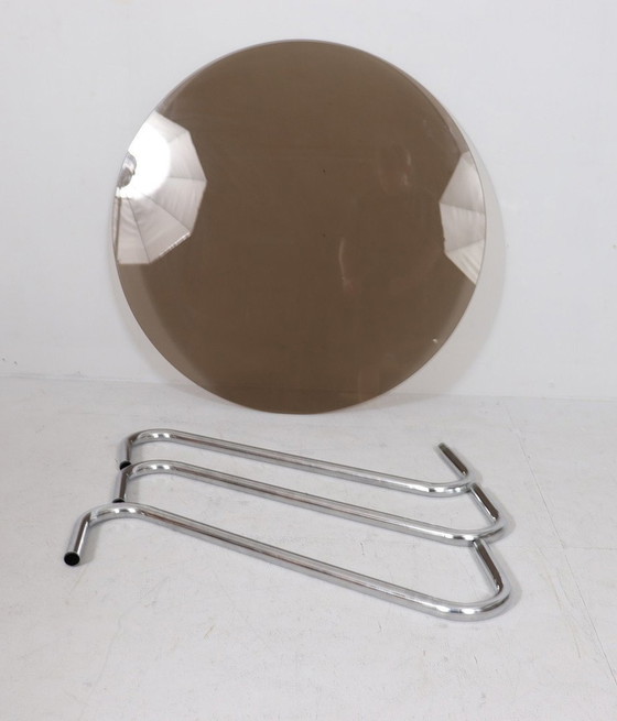 Image 1 of  French tubular steel coffee table, The 1970s