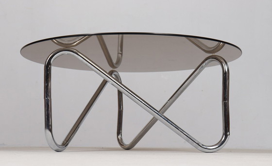 Image 1 of  French tubular steel coffee table, The 1970s