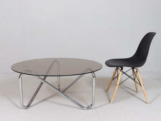 Image 1 of  French tubular steel coffee table, The 1970s