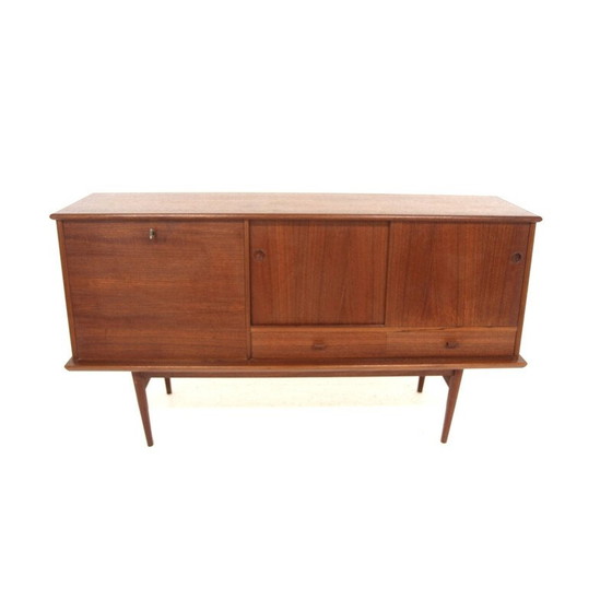 Image 1 of Vintage "Model 415" sideboard in red formica by Svante Skogh for Abrahamssons Möbelfabrik, Sweden 1960