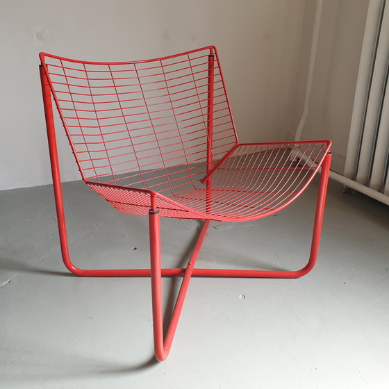 Image 1 of Vintage red Ikea Järpen wire chair