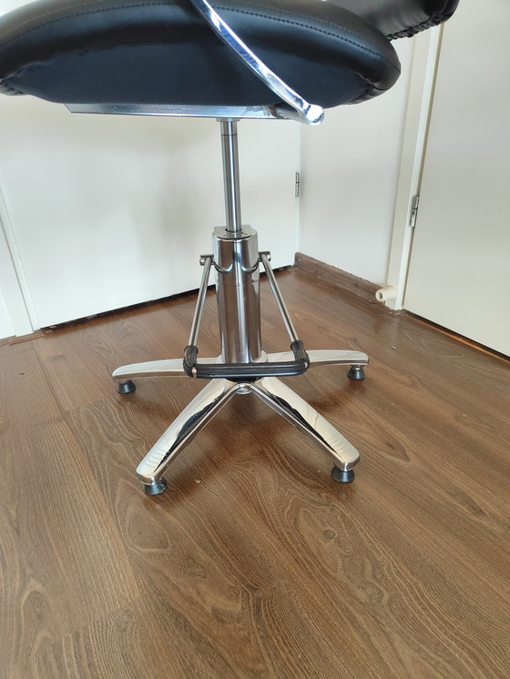 Image 1 of 2x Comsair London barber chairs