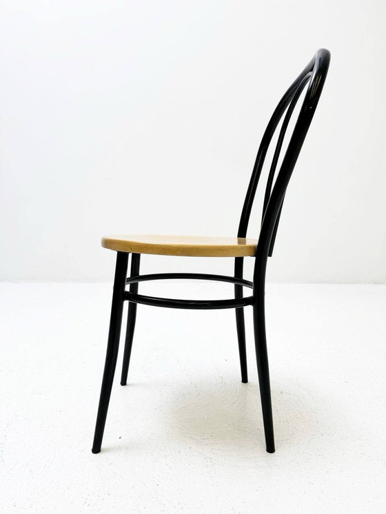 Image 1 of Set of 4 modern bistro chairs from Italy