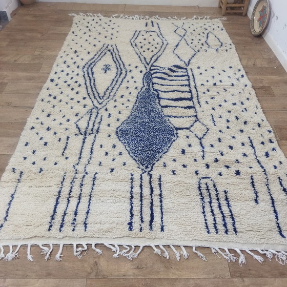 Image 1 of Handgemaakte Berber Tapijt - Moroccan Berber carpet