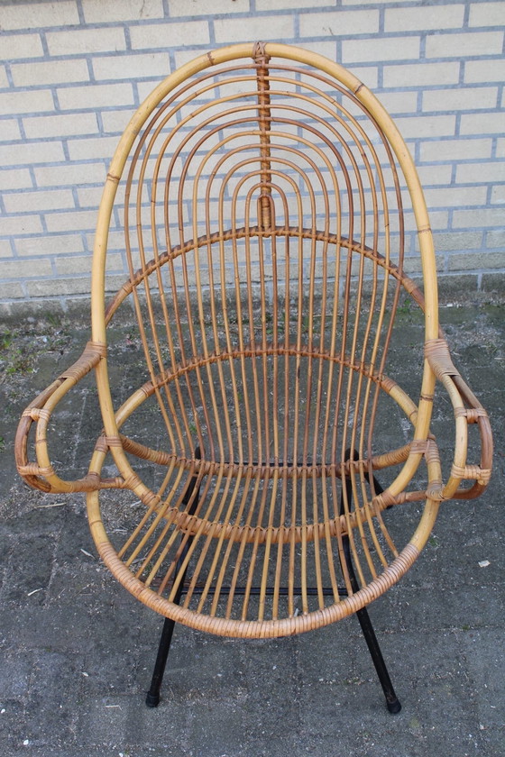 Image 1 of Fauteuil en rotin