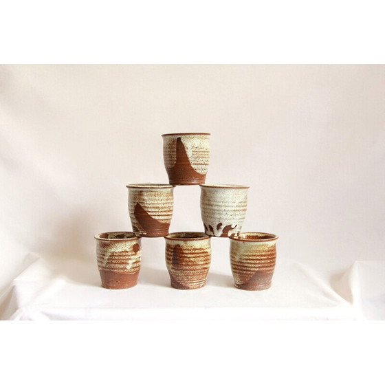 Image 1 of Set da bere in ceramica d'epoca "Rame" di Giancarlo Scapin, Italia 1978