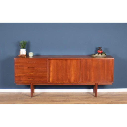 Vintage teak Scandinavian Swedish sideboard, 1960s