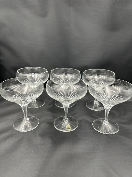 Image 1 of Erwin Eisch champagne glasses mouth-blown