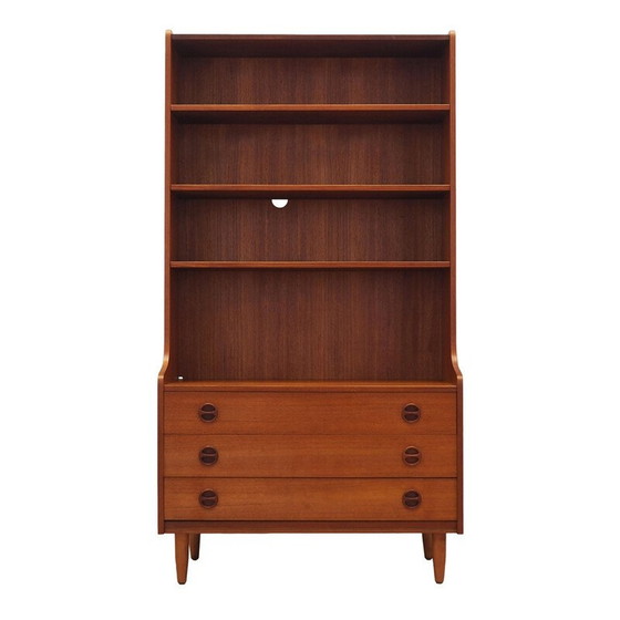 Image 1 of Teak bookcase, Danish design, 1960s, production: Denmark