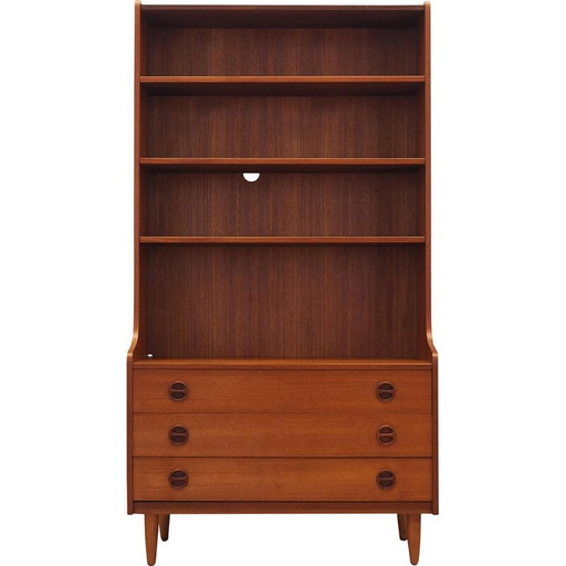 Teak bookcase, Danish design, 1960s, production: Denmark