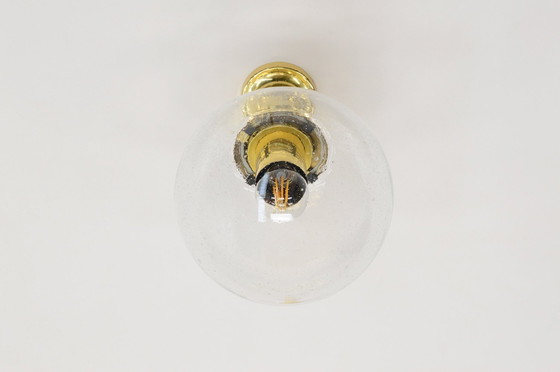 Image 1 of Set Of 2 Ceiling Lamps From Glashütte Limburg, Germany 1970S. 