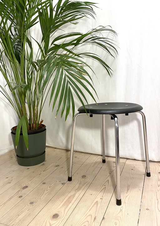 Se 38 Tubular steel stool stackable Wilde+Spieth Egon Eiermann Mid - Century