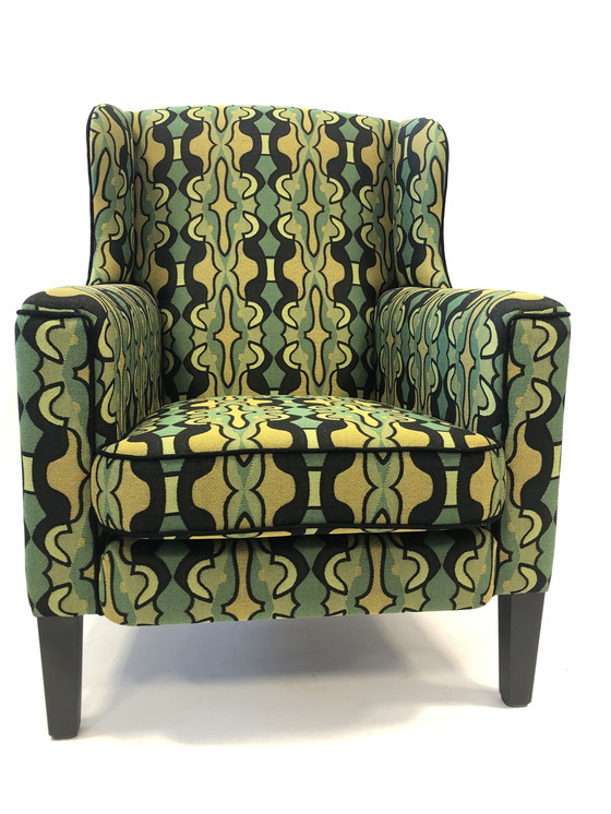 Image 1 of Keymer fabric Handmade fauteuil