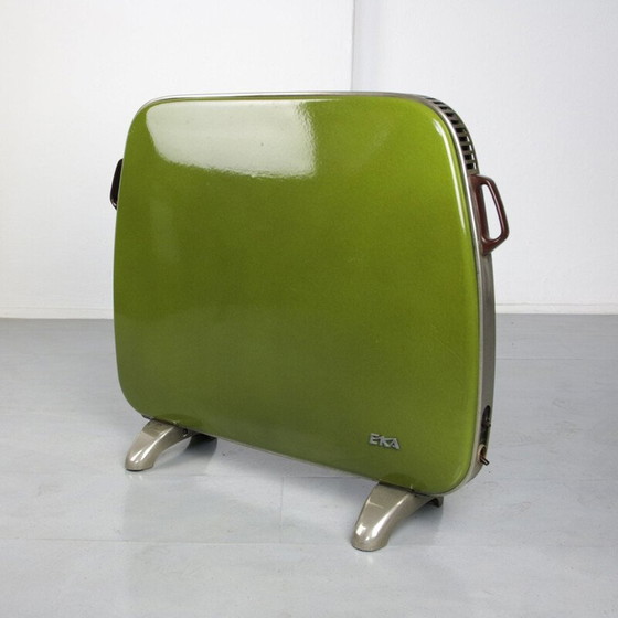 Image 1 of Vintage green enamel heater from Eka, 1960