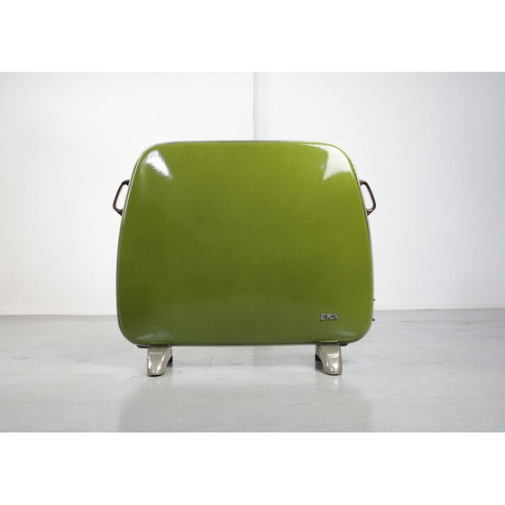 Image 1 of Vintage green enamel heater from Eka, 1960