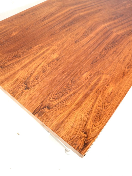 Image 1 of Large Exclusive Vintage Rosewood Corner Desk From Voko Made In The 1960s