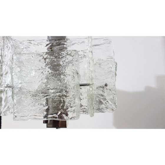 Image 1 of Mid-century Murano glass pendant chandelier Mazzega, 1970s