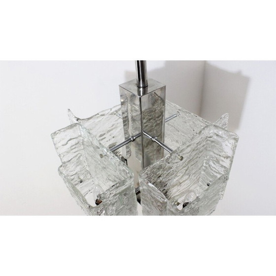 Image 1 of Mid-century Murano glass pendant chandelier Mazzega, 1970s