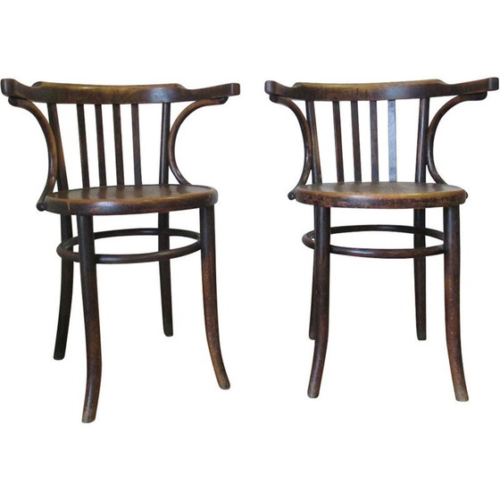 Image 1 of Poltrona vintage da bistrot in faggio naturale