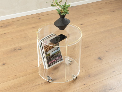  1980S Acrylic Side Table 