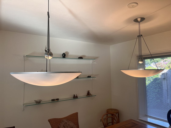 Image 1 of 2x Luceplan Trama Pendant Lamps set