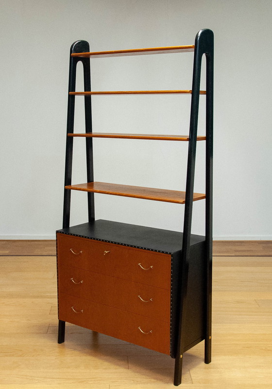 Image 1 of Bertil Fridhagen Book/drawer cabinet 1950