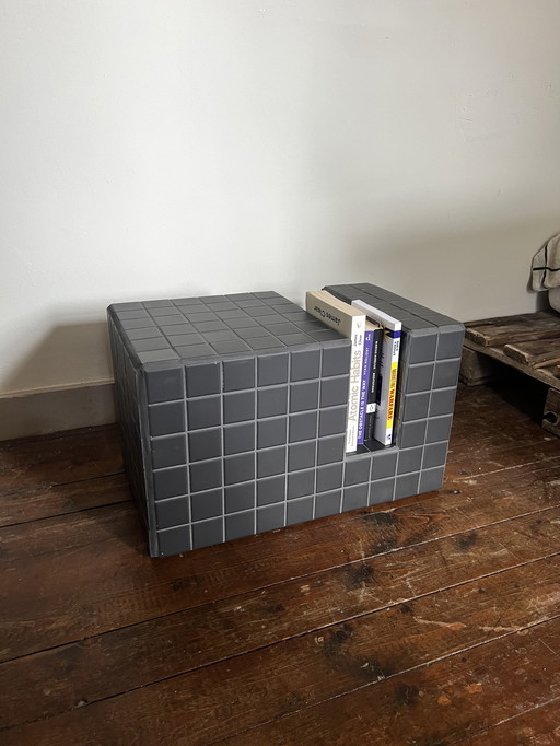 Tiled nightstand